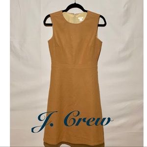 J.Crew Beige Sleeveless Wool Dress